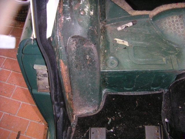 Triumph bodywork restoration
