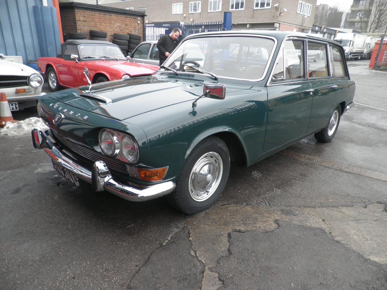 Triumph bodywork restoration